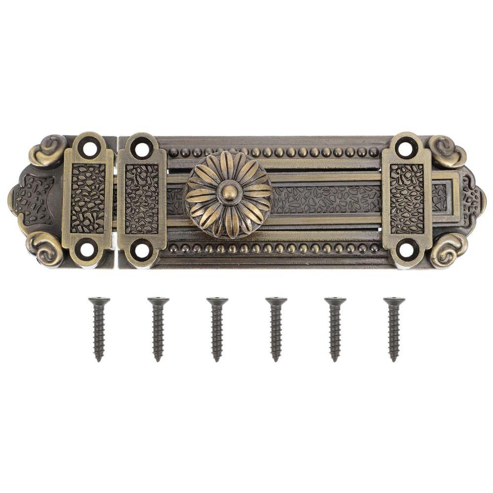 

Болт из цинкового сплава, пряжка, дверная защелка, старинный защитный замок, дверь сарая, гаража