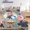 Anime Set Cute Characters Threepiece Set 1 Duvet Cover 2 Pillowcase Without Core Bedding Set Christmas Birthday Gift Soft And Comfortable