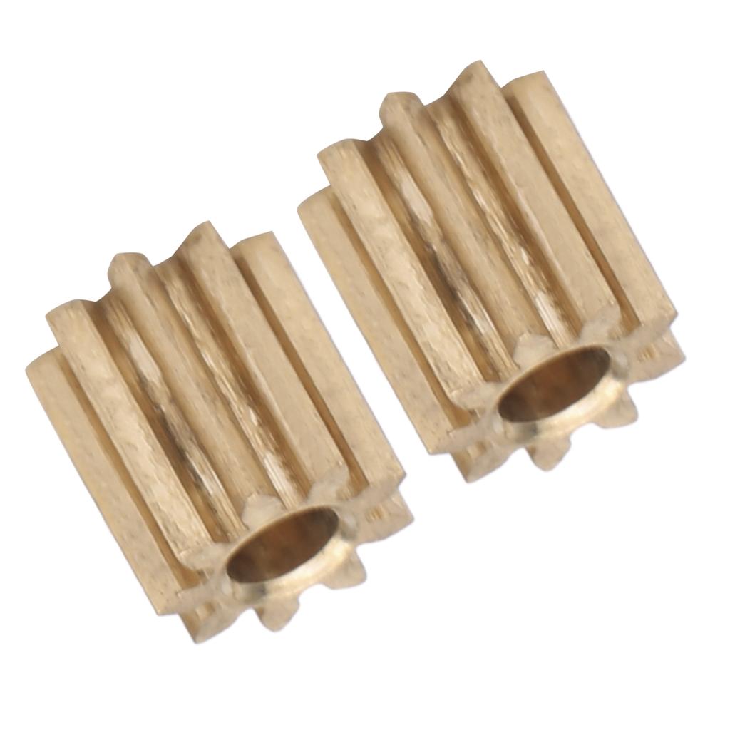 Motor Pinion Gear Brass Replacement for Duplo Intelli Lok Module 0.5 9 Teeth Brass Gear Drive Gear Engine Gear Motor Pinion