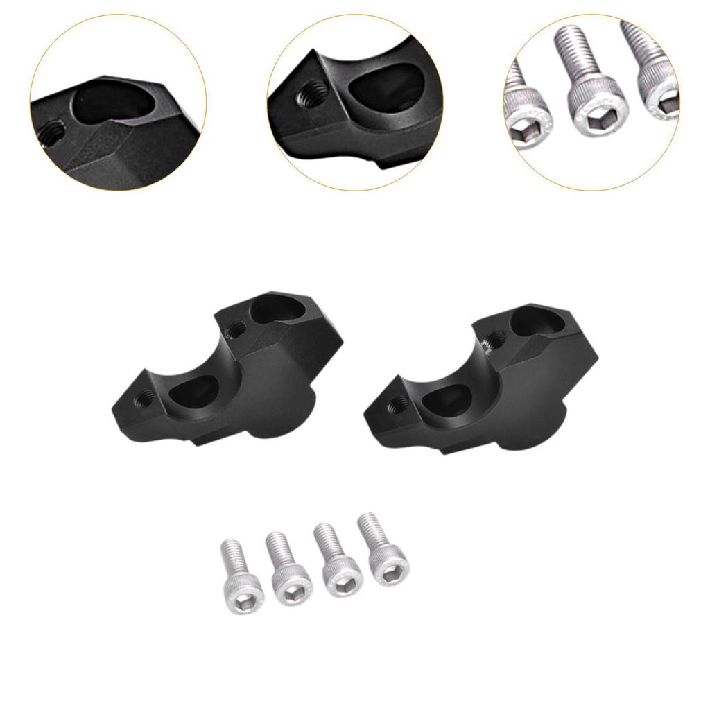 Handlebar Riser Kit for Honda Xadv 750 17-20 Convenient Installation Motorcycle Accessories Sturdy Aluminum Alloy with Bolts
