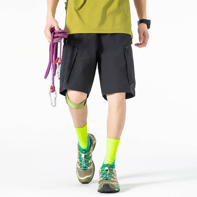 

Спортивные шорты для активного отдыха, мужские летние свободные повседневные универсальные водонепроницаемые брюки длиной пять четвертей M