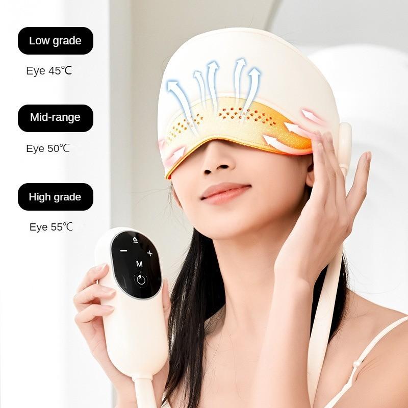 5W Fully Automatic Head Eye Integrated Massage Helmet Household Head Massager Airbag Wrapping Heating Massage Equipment