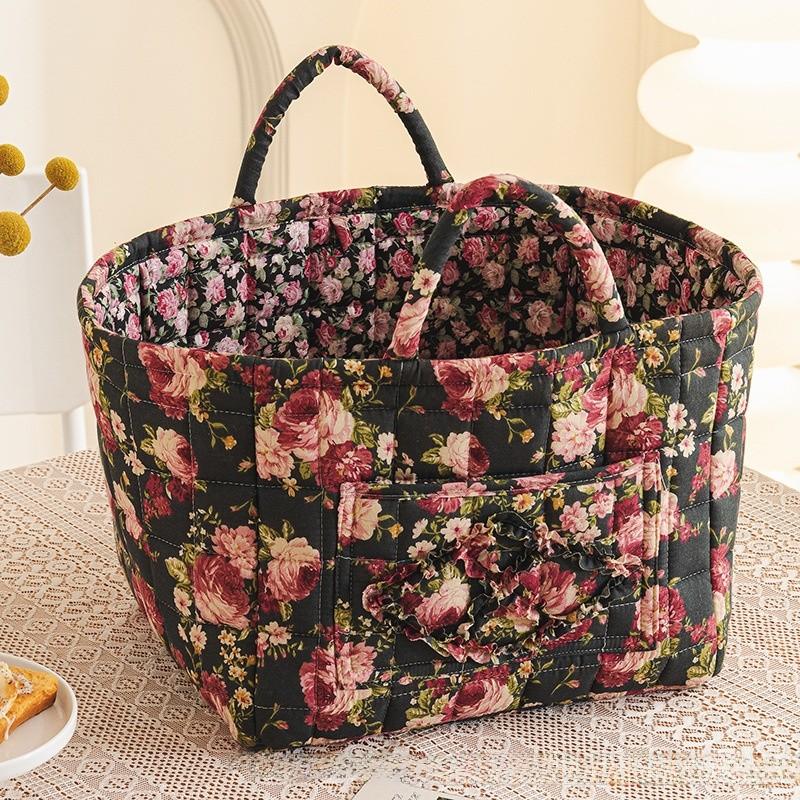 Portable Cotton Underwear Organizer Bag Multi Use Foldable Desktop Storage For Women Bedroom
