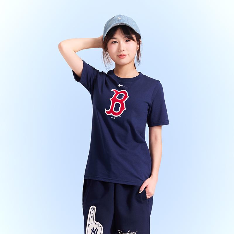 Nike T-Shirt Versatile Elegante Comoda alla Moda Manica Corta Top per Bambini Blu Scuro 3Z3B7NM00-BOS