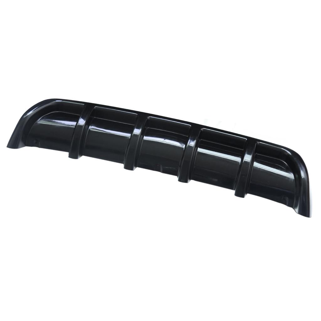 Universal Car Rear Bumper Lip Diffuser 6 Fin Shark Fin Style Car Back Bumper Spoiler Lip Splitter