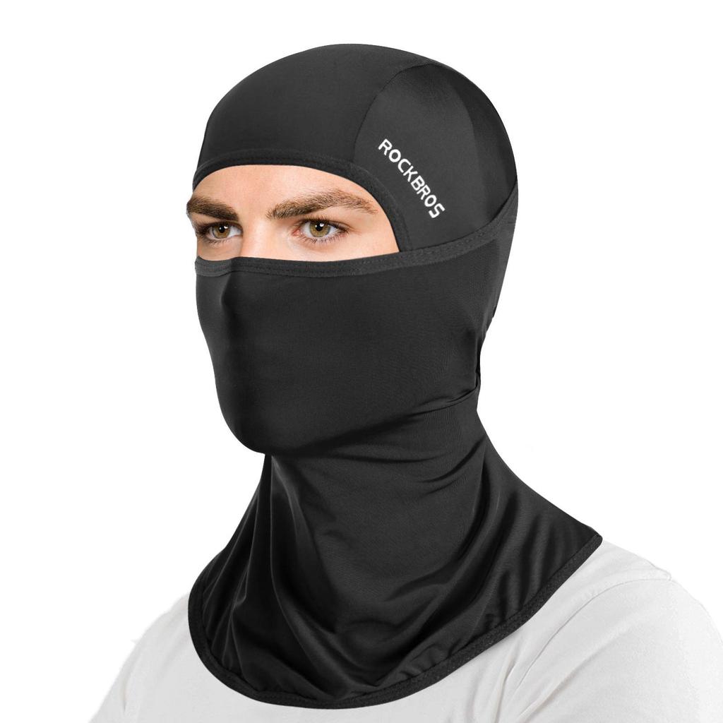 ROCKBROS Summer Cooling Face Cover with UV Sun and Thin Design for Motorcycle and Work Men's Balaclava, Protection, Protection, Breathable,