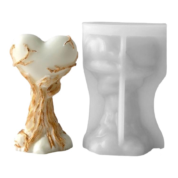 Multifuntional Heart Shape Silicone Mold Silicone Crafting Moulds Suitable for Handmade Candle and Creative Workshops 1