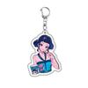 Magic Girl Acrylic Double-Sided Key Ring Anime Character Backpack Charm Cosplay Accessories Dropshipping Beautiful Design