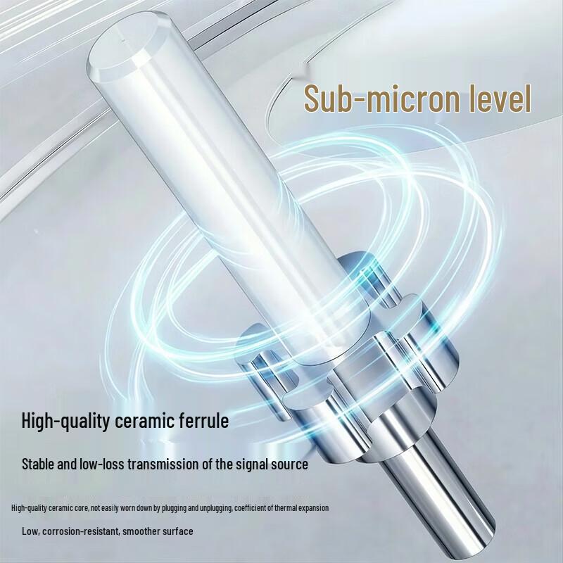 SAMZHE Engineering Grade LC-LC OM3 Duplex Multimode Fiber Optic Patch Cable