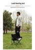 Outdoor Folding Camping Table & High-Back Chair Set