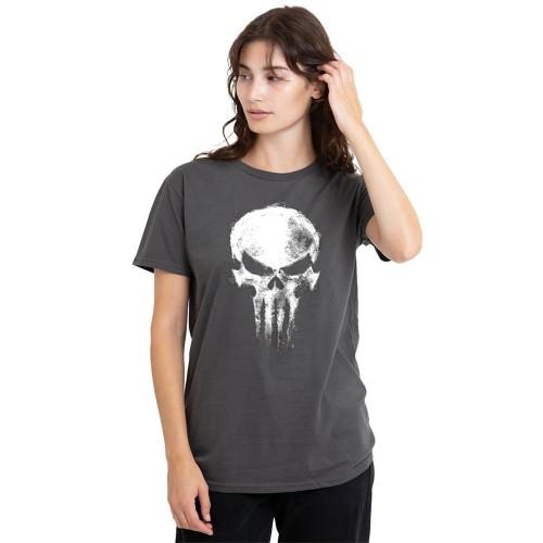Daredevil Womens/Ladies Born Again Punisher Skull T-Shirt