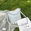Chain small bag women's bag new trendy ins shoulder portable messenger bag fashionable bucket bag