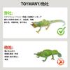 TOYMANY 12PCS Wild Animal Figure Set - Cold-Blooded Animal Figures, Reptiles, Animal Toy Models, Realistic Animal Model Toys, Spiders, Geckos, Frogs