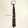 Korean Flower Tie Black Bee  Necktie Insect Academic Style Decoration Shirt Tie Jk Uniform Decoration