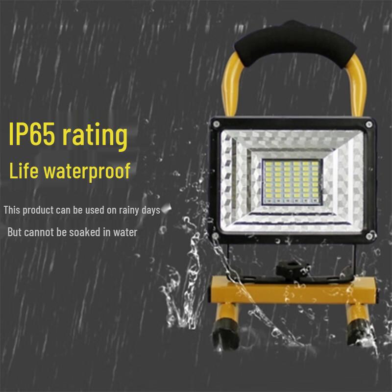 100W Portable Rechargeable LED Work & Emergency Floodlight
