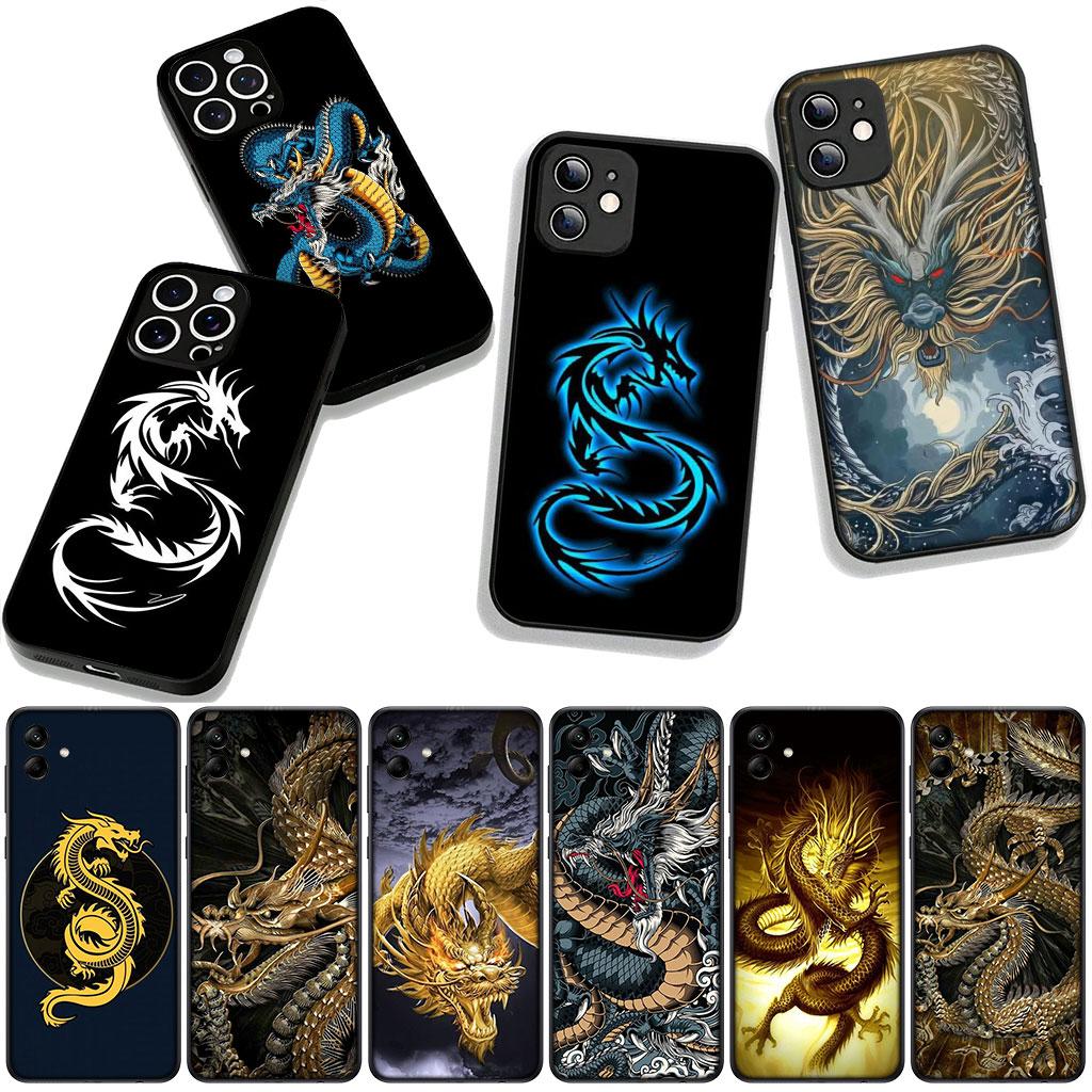 Black Dragon Cool Phone Cover for Xiaomi Redmi Note 14 12 13 ProPlus A4 A3 Pro Plus 12C 13C 14C 5G Case