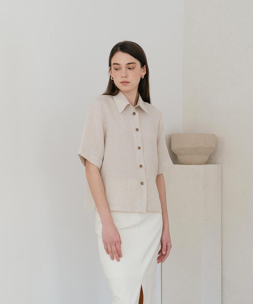 YOUNESS Linen Basic Shirt_Bg