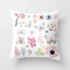 Birds and Flowers Decorative Pillowcases Living Room Office Home Pillowcases Car Ornaments