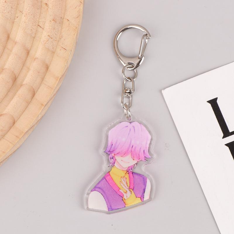 Kpop Demon Hunters Huntrix Saja Boys Keychains For Accessories Jewelry Rumi Zoey Jinu Mira Sold My Soul Keyrings Fans Gifts