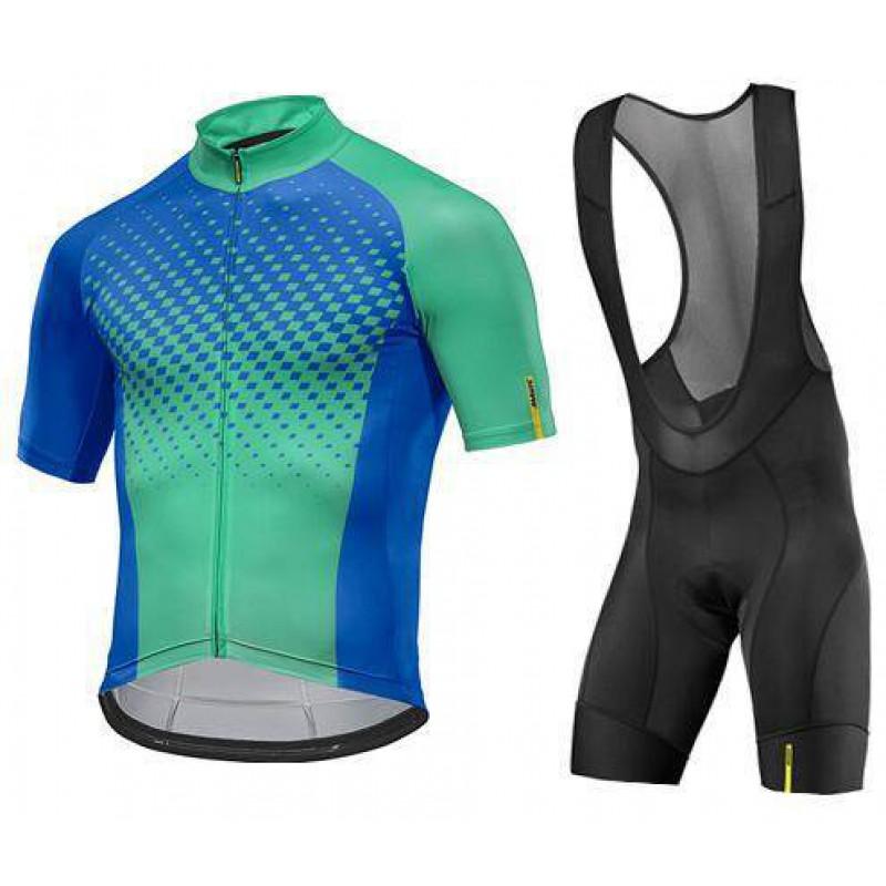 Set Completo Maglia da Ciclismo e Salopette da Ciclismo Uomo Donna Traspirante Abbigliamento per Mountain Bike e Bici da Strada