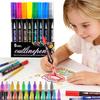 Double-Line Outline Marker Pens, Super Glitter Metallic, Quick-Drying Ink, Compatible with Drawing & Crafting