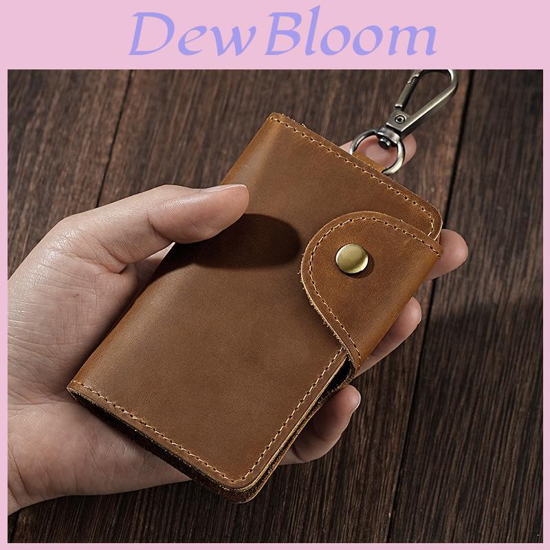 Ferghana Leather Key Wallet With Card Holder For Men And Women Daily Use