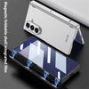 GKK For Samsung Galaxy Z Fold7 5G Case with Kickstand PC+Tempered Glass Phone Cover
