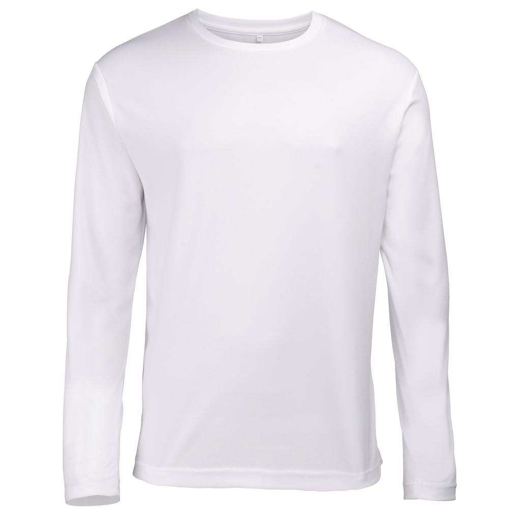 Awdis Just Cool Mens Long Sleeve Cool Sports Performance Plain T-Shirt