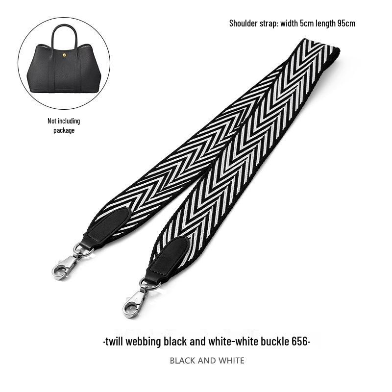 F-26 Twill Canvas Bag Strap: 2.5CM Width, 5CM Adjustable Wide Shoulder Strap for Versatile Suitcase and Bag Accessories