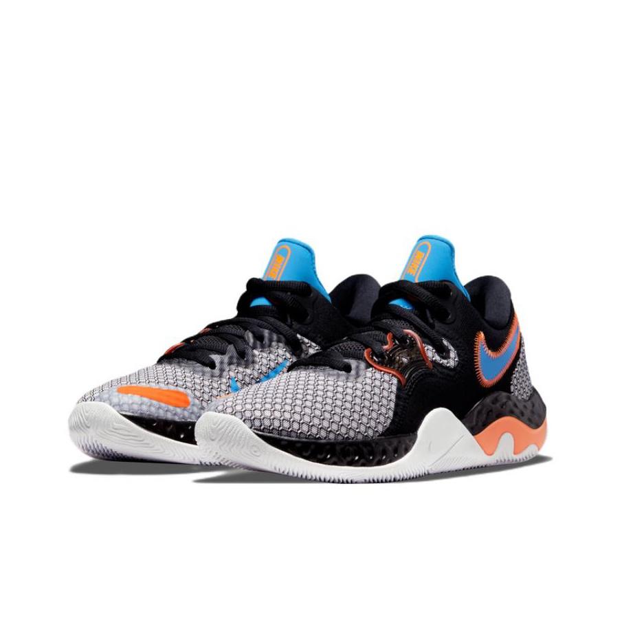 Nike Renew Elevate 2 Schwarz Total Orange Unisex Sneaker Weiß Hell-Foto-Blau CW3406-003