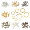 Single Loop Open Jump Rings for DIY Bracelets, Necklaces, and Earrings - Jewelry Making Accessories, Metal C and O Rings.