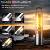 Side Lamp LED Pocket Torch Zoomable Strong Light Flashlight Mini Keychain Flashlight  Camping
