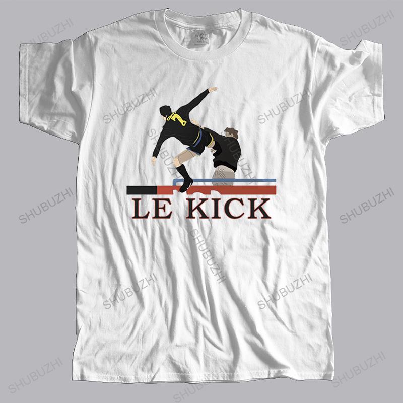 

Новая мужская забавная футболка, черные топы для мужчин LE KICK JY CANTONA FUNNY, модная унисекс-хип-хоп футболка, европейский размер, прямая поставка S