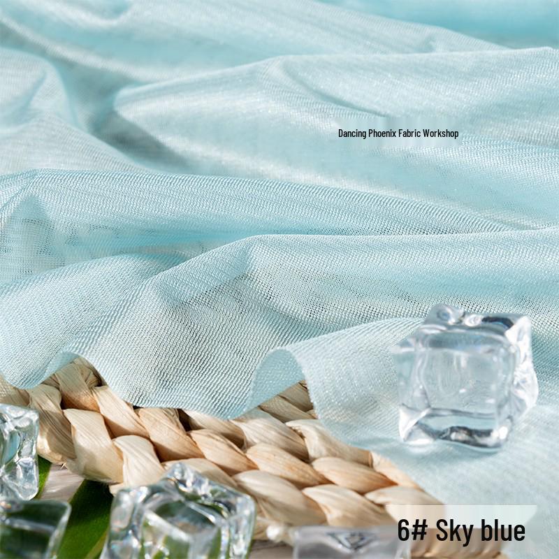 40D Warp-Knitted High-Elasticity Luster Chiffon Lining - Silky, Breathable Fabric for Dresses