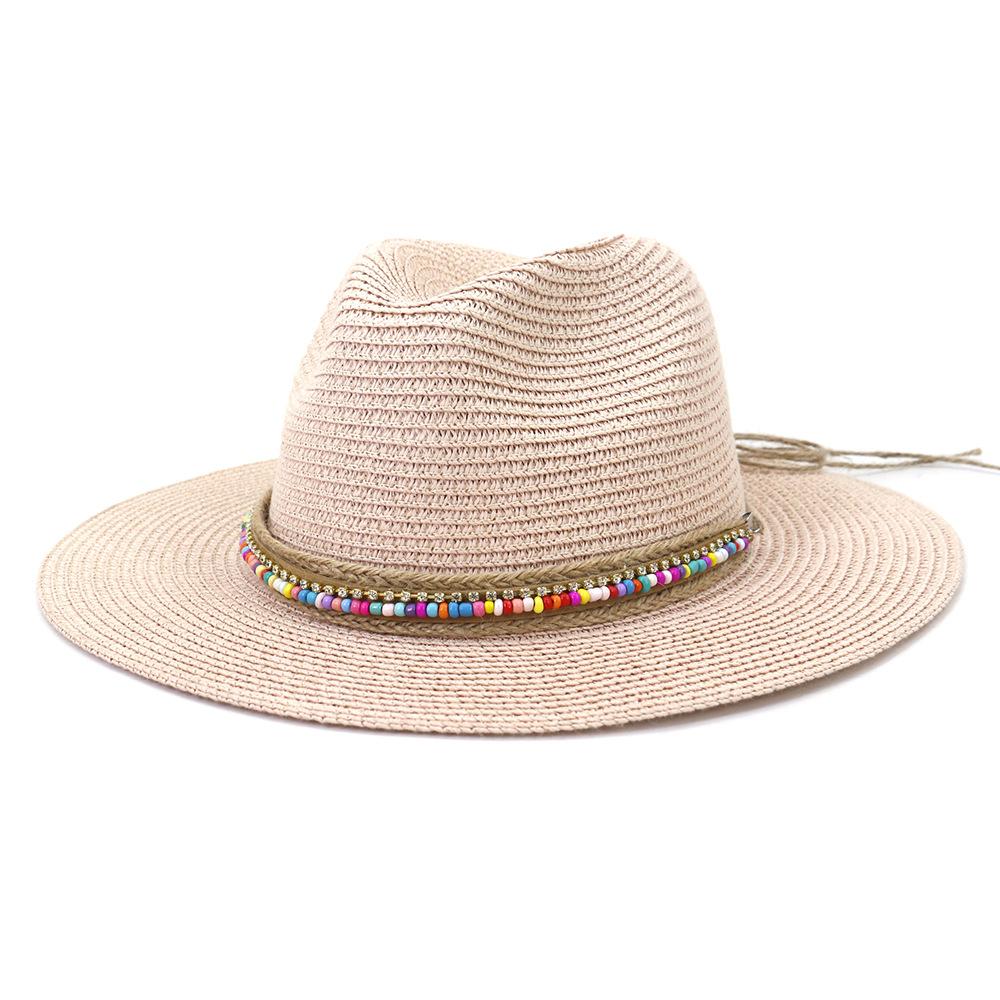 New Summer Boy Girl Kids Straw Hats Outdoor Sun Protection Beach Sun Hats Panama Child Formal Jazz Hat Gorras Para Mujer