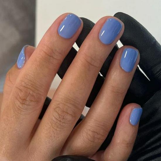 Solid Color Collection: Reusable Short Nail Stickers