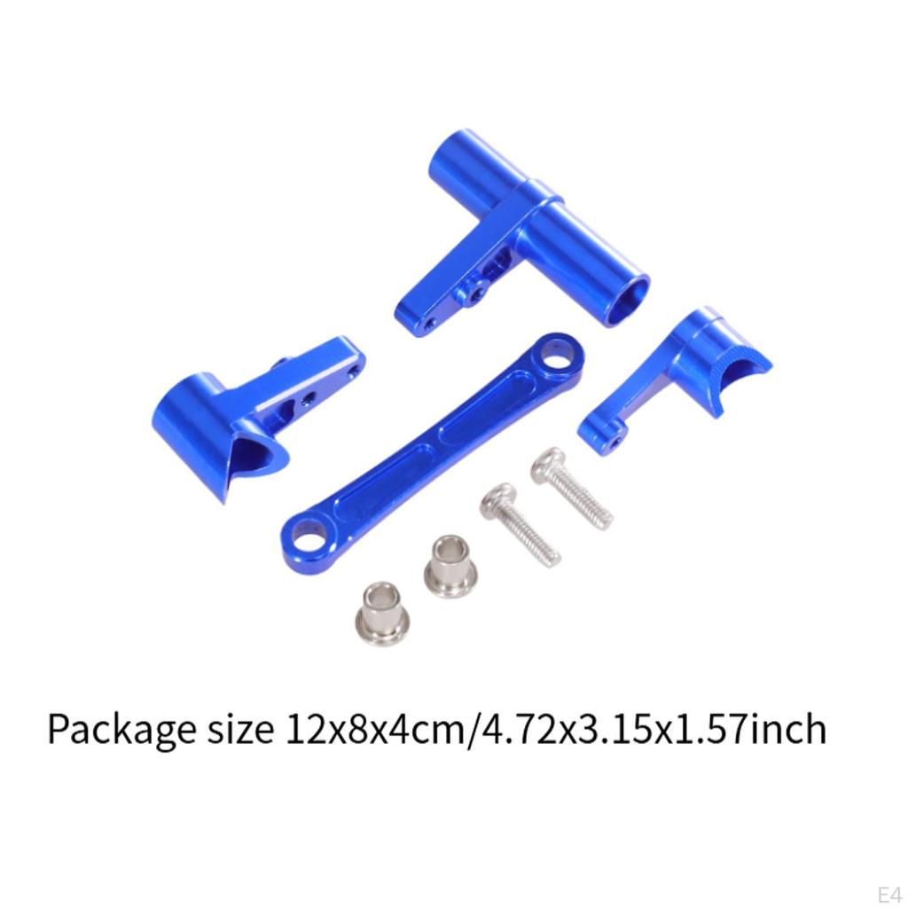 RC Car Steering Assembly Kit Parts Stylish Metal Fittings Upgrade Part for 1/10