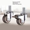 Universal Rubber Swivel Castor Widely Used for Office Floors Wood Hardwood Parquet Used for Furniture Easy To Clean