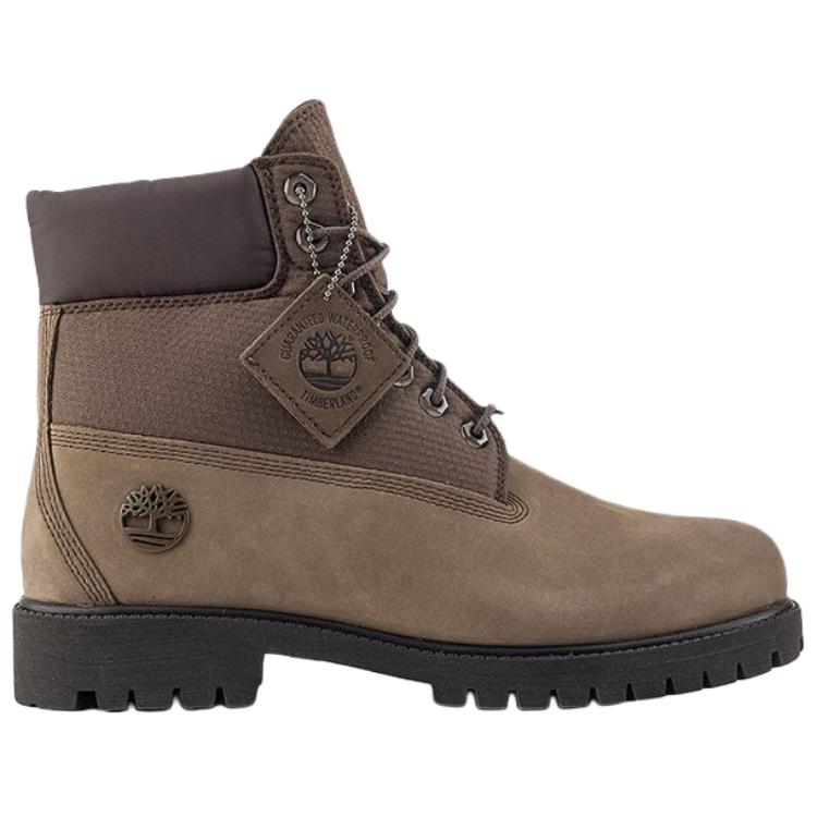 Timberland Heritage Series Warm Waterproof 6-Inch Versatile Comfortable Outdoor Boots Men boots Dark-Brown A6EAS-AHS