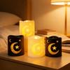 Muslim Ramadan Ornament Led Moon Star Lamp Light Eid Mubarak Islamic Muslim Festival Dinner Table Party Home Decoration
