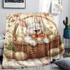1Pc Basketsanimals Print Flannel Blanket, High Quality Comfortable for All Seasons, Home Decor, Warmth and Comfort, Perfect for Christmas Gifts