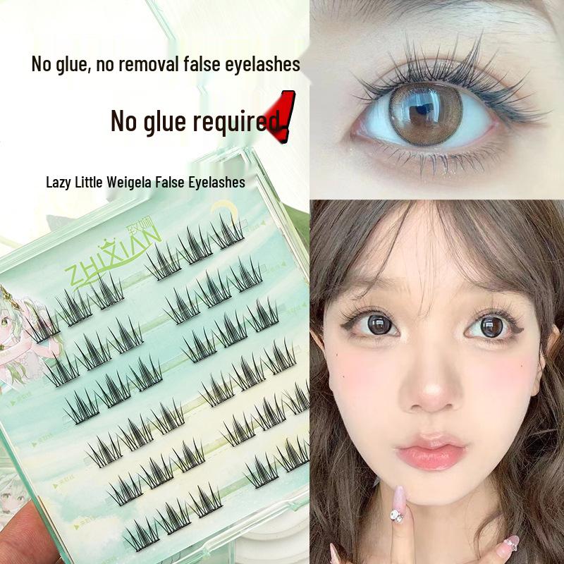 

To Xian Daisy Rich Girl Glue-Free False Eyelashes - Natural Style Comic Simulation