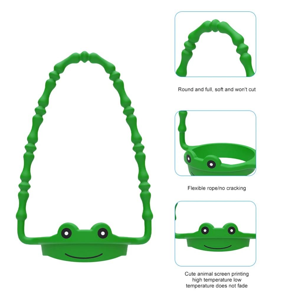2pcs Cartoon Water Bottle Carrying Strap Silicone Water Bottle Carrier Water Bottle Sling  Sport