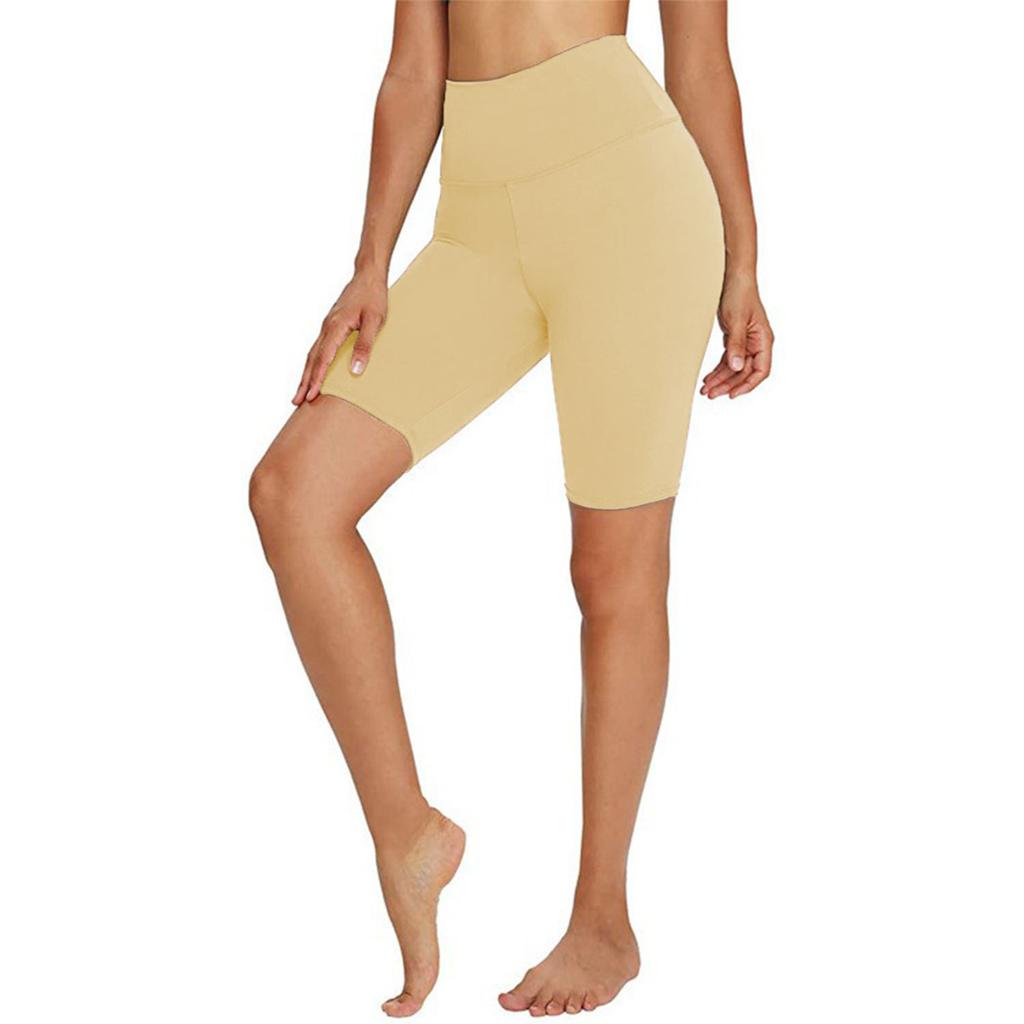 Women's Barely-There Yoga Shorts, Peach Buttocks Fitness Pants, High-Elastic Tight Abdomen-Lifting Buttocks Cycling Pants
