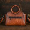 Johnature Vintage Embossed Exquisite Handbag Large Capacity Versatile Shoulder Crossbody Women's Bag