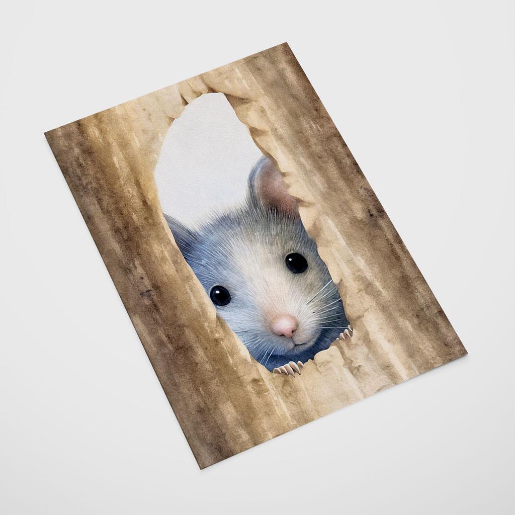 Plakat dla dziecka myszka mysz