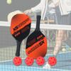 2 Stück Pickleballschläger Tragbar 4 Bälle für Fitnessstudio-Training Outdoor Blau