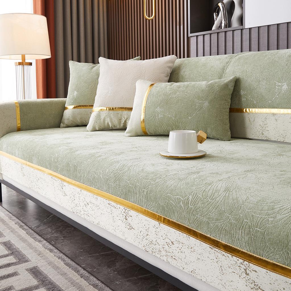 Light Luxury Sofa Cushion Chenier Seat Cushion Is Universal In All Seasons, High-End Feeling Cover Cloth, Non-Slip Sofa Cover Cover Cloth Towel