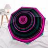 1pc Vortex Pattern Automatic Open/Close Folding Umbrella - Compact 8-Rib Design, Daily Use, Perfect Gift for Friends & Family yy251124201