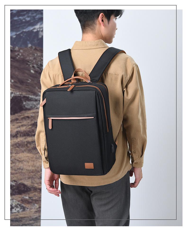 Men's High-Capacity Versatile Backpack for Commuting, Outdoor Leisure, and School.